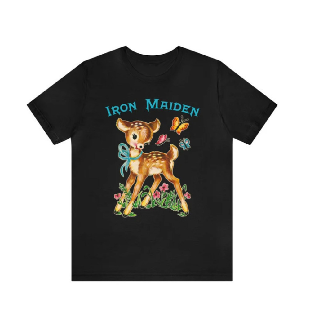Cute Retro Iron Maiden T-Shirt - Heavy Metal Band Shirt